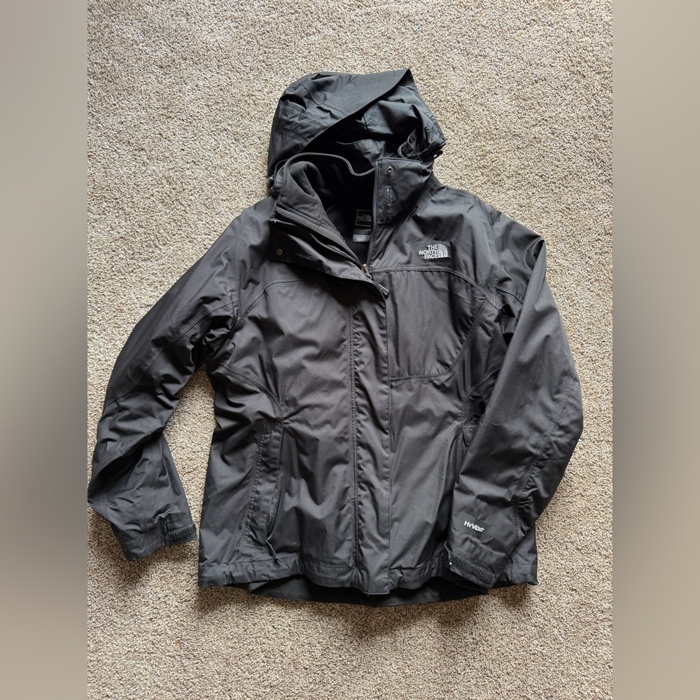 The North Face Charcoal Hooded Jacket